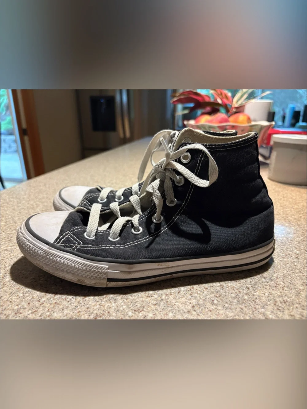 Converse Black & White High Top Sneakers